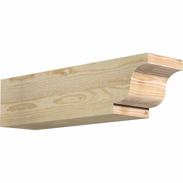 Ekena Millwork Newport Rough Sawn Rafter Tail, Douglas Fir, 6"W x 6"H x 24"L RFT06X06X24NEW00RDF - main